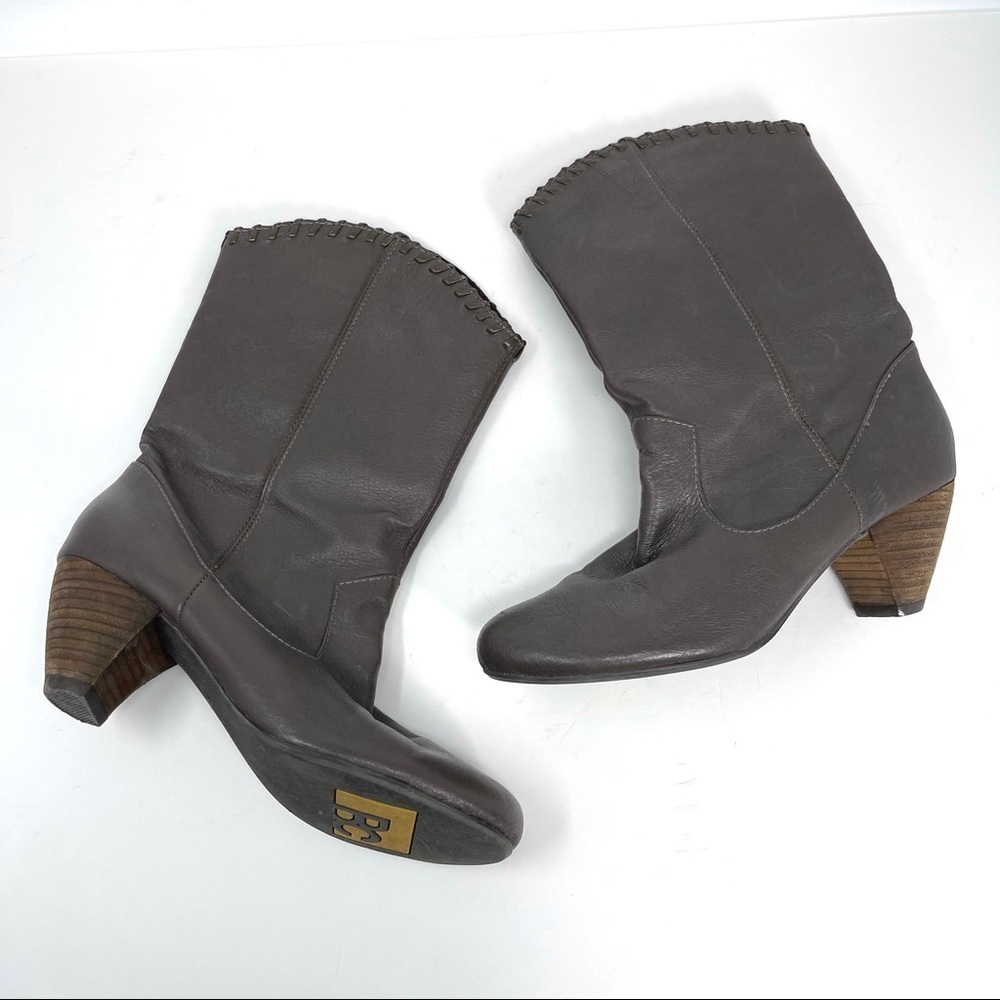 BC Footwear western boots mid calf grey